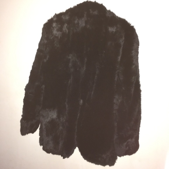 Black Fur Jacket - Picture 4 of 8